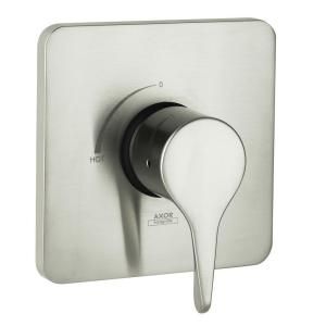 Hansgrohe Axor Citterio M 1 Handle Pressure Balance Valve Trim Kit in Brushed Nickel (Valve not Included) 34808821