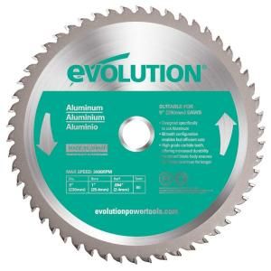 Evolution Power Tools 9 in. 80 Teeth Aluminum Cutting Saw Blade 230BLADEAL