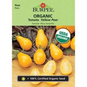 Burpee Organic Tomato Yellow Pear Seed 68524