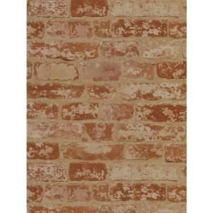 York Wallcoverings 56 sq. ft. Stuccoed Brick Wallpaper BZ9206