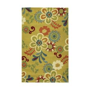 Home Decorators Collection Tilly Yellow 5 ft. x 8 ft. Area Rug 1323730510