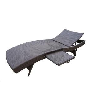 Oakland Living Elite Resin Patio Wicker Chaise Lounge 90098 CL CF