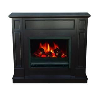Quality Craft 44 in. Electric Fireplace in Dark Chocolate MM185 44FDC