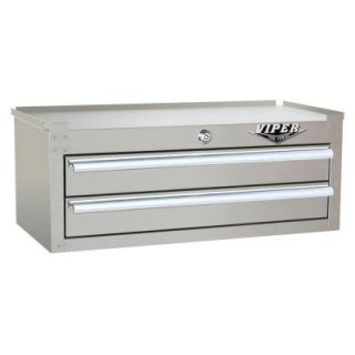 Viper 26 in. 2 Drawer Intermediate Chest with 304 Stainless Steel V2602SSI