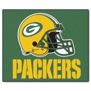 FANMATS Green Bay Packers 5 ft. x 6 ft. Tailgater Rug 5758