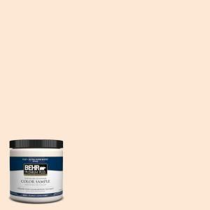 BEHR Premium Plus 8 oz. #270C 1 Naive Peach Interior/Exterior Paint Sample 270C 1PP