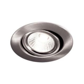 BAZZ 300 Series 4 in. Recessed Brushed Chrome Light Fixture Kit (10 Pack) 303 605M