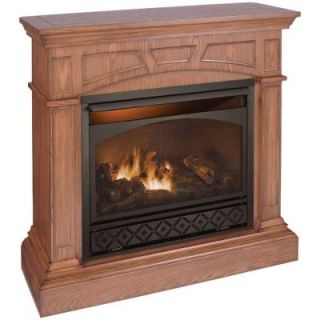 ProCom 47 in. Vent Free Propane Fuel Gas Fireplace in Medium Oak with Remote PCFD32RT M MO