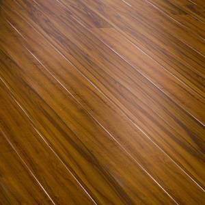 Faus Tigerwood 13.5 mm Thick x 5 1/2 in. Wide x 48 in. Length Laminate Flooring DISCONTINUED FL153450