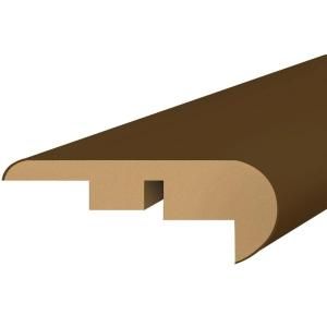 Shaw Southern Walnut 3/4 in. Thick x 2.13 in. Wide x 94 in. Length Laminate Stair Nose Molding HD32800933