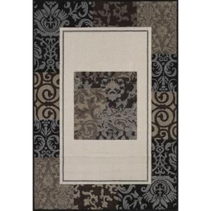 United Weavers Mirror Cream 7 ft. 10 in. x 11 ft. 2 in. Area Rug 401 00190 912L
