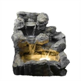 Rock Creek Cascading Outdoor/Indoor Fountain with Illumination FCL028