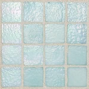Daltile Egyptian Glass Oasis 12 in. x 12 in. x 6 mm Glass Face Mounted Mosaic Wall Tile EG1611PM1P
