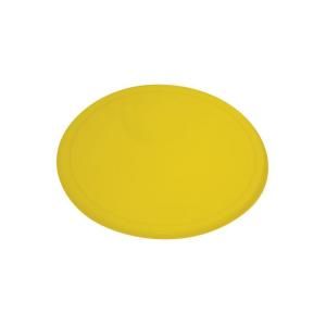 Rubbermaid Commercial Products Yellow Round Storage Container Lid for 12 and 22 qt. Containers RCP 5730 YEL