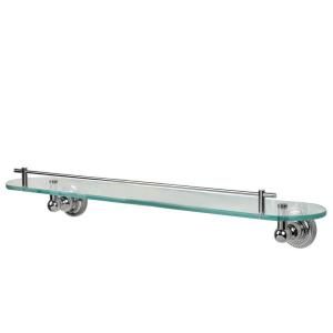 Barclay Products Nevelyn 23 5/8 in. W Shelf in Glass and Polished Chrome IGS2120 CP