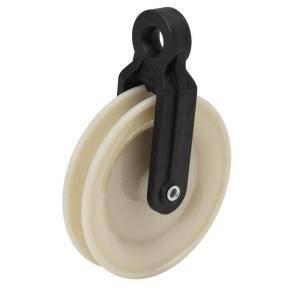 Everbilt 2 1/2 in. White Clothesline Pulley 14062 