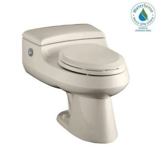 KOHLER San Raphael 1 Piece 1 GPF Comfort Height Elongated Toilet in Biscuit K 3393 96