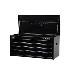 40 in. W 4 Drawer All Black Tool Chest HTC404B