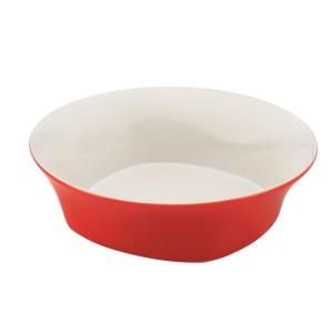Rachael Ray Round and Square 10 in. Round Serving Bowl in Red 58358