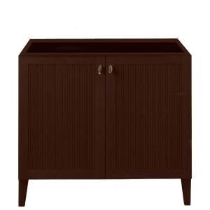 Porcher Archive 36 in. Vanity Cabinet Only in Java DISCONTINUED 84910 00.621