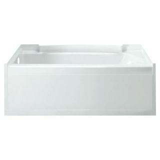 Accord 5 ft. Left Drain Soaking Tub in White 71151110 0