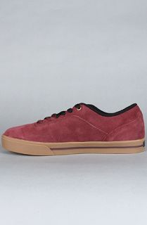 Emerica The GCode Sneaker in Burgundy Gum