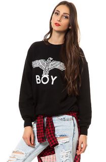 Boy London Sweatshirt Standard Eagle in Black
