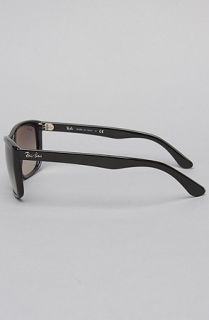 Ray Ban Sunglasses Acetate Framed Logo Detail Tinted Black