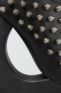 Jeffrey Campbell The Spiked Roxie Shoe in Black and Silver