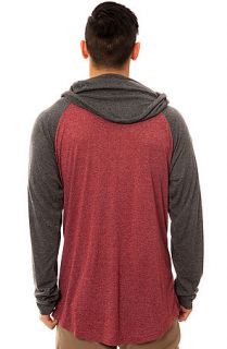 ARSNL The Lantern Hoodie in Heather Gray Maroon