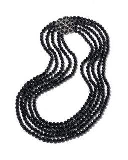 Mariposa Black Onyx Multi Strand Necklace