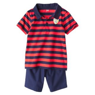 Just One YouMade by Carters Boys 2 Piece Set   Red/Dark Blue 5T