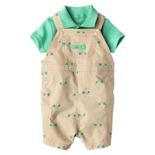 Just One YouMade by Carters Boys Shortal and Bodysuitl Set   Green/Khaki 6 M