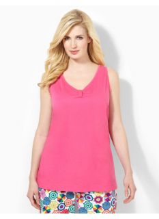 Catherines Plus Size Tabbed Sleep Tank   Womens Size 0X, Pale Pink
