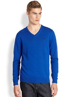 Fred Perry Classic Tipped V Neck Sweater