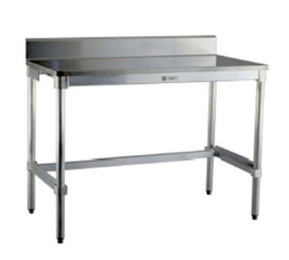New Age Work Table w/ Stainless Top & 16 Gauge Stainless Top, 72x30 in, Aluminum