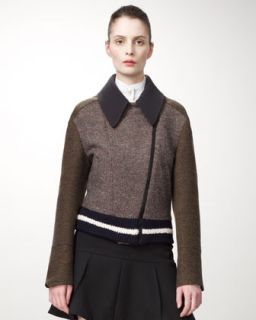 Tweed Varsity Jacket