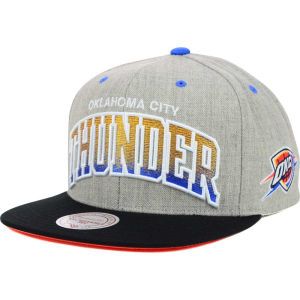 Oklahoma City Thunder Mitchell and Ness NBA Heather Gradient Snapback Cap