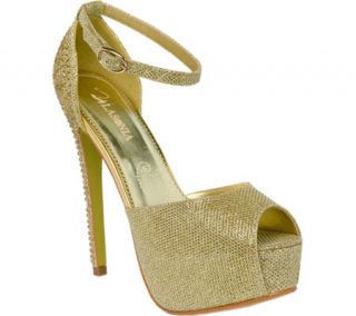 Womens Da Viccino S4863A   Gold Platform Shoes