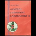 Manual for General Chemistry Lab. II 2046l