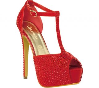 Womens Da Viccino S4862   Red Platform Shoes