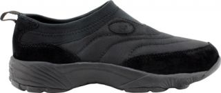 Mens Propet Wash & Wear Slip on Nylon   Black Suede Slip on Shoes