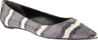 Womens Enzo Angiolini Carolin   Taupe/Black Leather Slip on Shoes