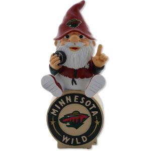 Minnesota Wild Forever Collectibles Gnome Sitting on Logo