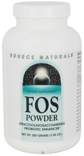 Source Naturals   FOS Powder Fructooligosaccharides Probiotic Enhancer   200 Grams