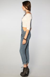 RVCA The Wanderer Skinny Denim Overalls