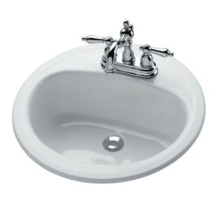 Bootz Industries Laurel Self Rimming Bathroom Sink in White 021 2435 00