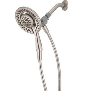Delta In2ition Two in One 4 Spray Wall Mount Handshower in Satin Nickel 75483DSN