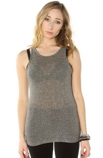 Evil Twin The Corrosive High Neck Tank Top in Metal