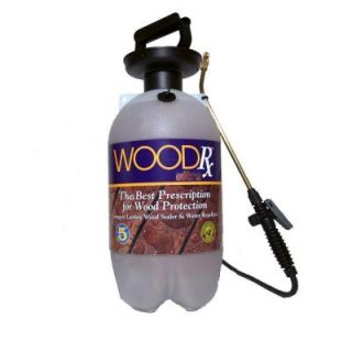 WoodRx 2 gal. Ultra Tawny Cypress Transparent Wood Stain/Sealer with Pump Sprayer/Fan Tip 625117